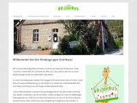 kindergruppe-gruenhaus.de Webseite Vorschau