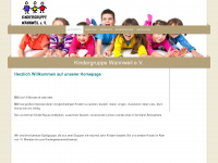 kindergruppe-wannweil.de Webseite Vorschau