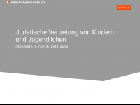kinderhabenrechte.ch Webseite Vorschau