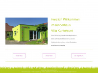 kinderhaus-villa-kunterbunt.de Webseite Vorschau