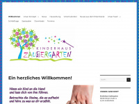 kinderhaus-zaubergarten.de Webseite Vorschau