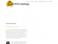 kinderhilfe-kadongo.de Webseite Vorschau