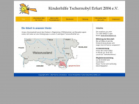 kinderhilfe-tschernobyl-erfurt.de Webseite Vorschau