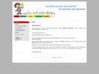 kinderkleidershop.ch Webseite Vorschau