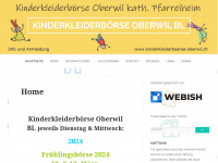 kinderkleiderboerse-oberwil.ch Webseite Vorschau