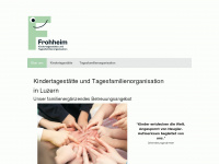 kinderkrippe-frohheim.ch Webseite Vorschau