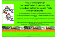 kinderkrippe-villa-kunterbunt.de Webseite Vorschau