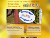 kinderkrippe-zwergnase.de Webseite Vorschau