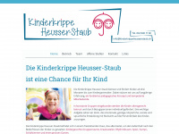 kinderkrippeheusserstaub.ch Webseite Vorschau