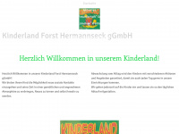 kinderland-ziegelroda.de Webseite Vorschau