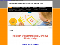kinderpartys.ch Webseite Vorschau