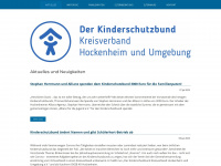 kinderschutzbund-hockenheim.de Webseite Vorschau