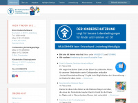 kinderschutzbund-lindenberg.de Webseite Vorschau