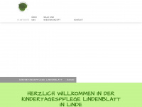 kindertagespflege-lindenblatt.de Webseite Vorschau