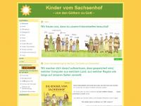 kindervomsachsenhof.de Webseite Vorschau