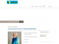 kindshofer-psychologie.at Webseite Vorschau