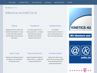 kinetics4u.de Webseite Vorschau