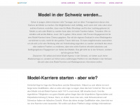 uniquemodel.ch Webseite Vorschau