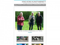 kingkongkunstkabinett.de Webseite Vorschau