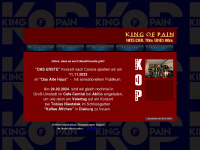 kingofpain.de Webseite Vorschau