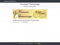 kinnaree-thaimassage.de Webseite Vorschau