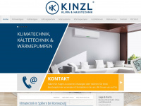 kinzl.at Webseite Vorschau