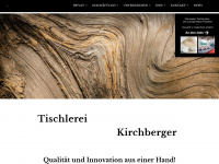 kirchberger-tischler.at Webseite Vorschau