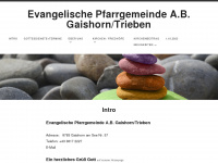 kirche-gaishorn.at Webseite Vorschau