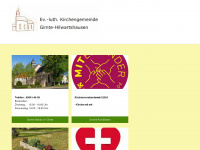 kirche-gimte.de Webseite Vorschau