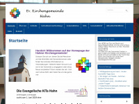 kirche-hahn.de Webseite Vorschau