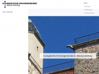 kirche-jueterbog.de Webseite Vorschau
