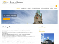 kirche-starzach.de Webseite Vorschau