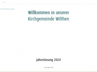 kirche-wilthen.de Webseite Vorschau