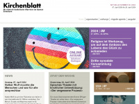 kirchenblatt.ch Webseite Vorschau