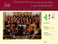 kirchenchor-lammersdorf.de Webseite Vorschau