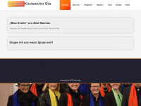 kirchenchor-glis.ch Webseite Vorschau