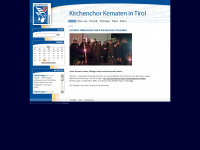 kirchenchor-kematen.at Webseite Vorschau