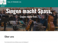 kirchenchor-lyss.ch Webseite Vorschau