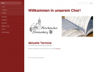 kirchenchor-steinerberg.ch Webseite Vorschau