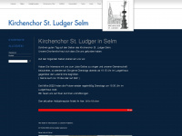 kirchenchor-stludger-selm.de Webseite Vorschau