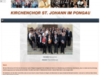 kirchenchor.at Webseite Vorschau