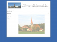 kirchengemeinde-beerbach.de Webseite Vorschau