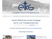 kirchengemeinde-greiz.de Webseite Vorschau