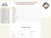 kirchengemeinde-wellerode.de Webseite Vorschau