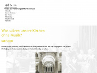 kirchenmusik-heslach.de Webseite Vorschau