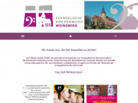 kirchenmusik-weinsberg.de Webseite Vorschau