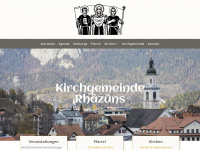 kirchgemeinde-rhaezuens.ch Webseite Vorschau
