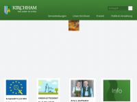 kirchham.at Webseite Vorschau