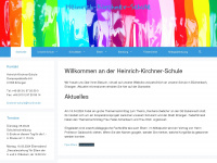 kirchnerschule.de Webseite Vorschau