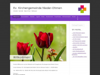 kirchspiel-nieder-ohmen.de Webseite Vorschau